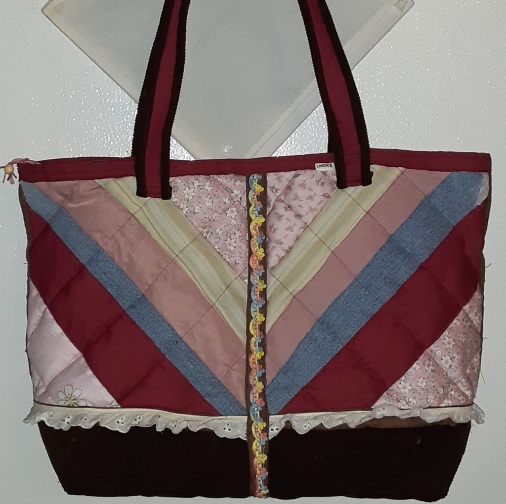 "Whatever Bag" Ladies Handmade Quilted Tote.
